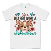 White life is better with a chihuahua Classic Tee - Jasminsmagicworld