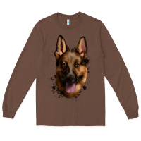 Chestnut German Shepherd Long Sleeve Tee - Jasminsmagicworld