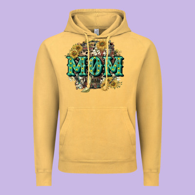 Aztec Mom Mother's Day Vintage Hoodie Designed By Cowgirlartshop