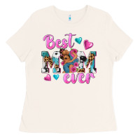 Bone Best Mom Ever Afro Woman Ladies Tee - texasbilliewilder