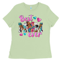 Matcha Best Mom Ever Afro Woman Ladies Tee - texasbilliewilder