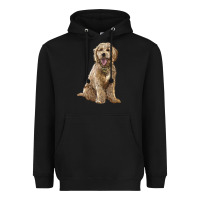 Black goldendoodle Heavyweight Hoodie - BarkalooDesign