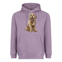 Lavender goldendoodle Heavyweight Hoodie - BarkalooDesign