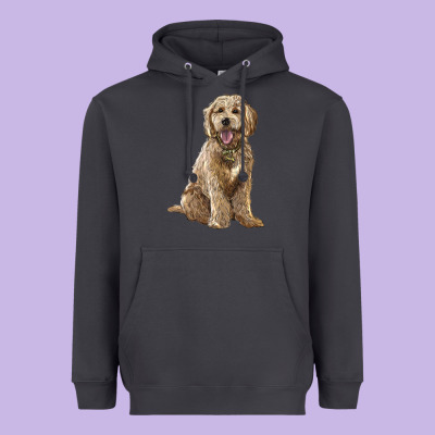 Goldendoodle Heavyweight Hoodie Designed By Barkaloodesign