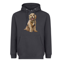 Smoke goldendoodle Heavyweight Hoodie - BarkalooDesign