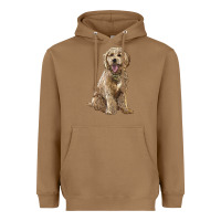 Toasted Coconut goldendoodle Heavyweight Hoodie - BarkalooDesign