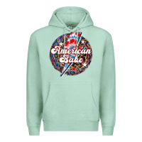 Seafoam Western American Babe Patriotic Premium Hoodie - LillyAllenDesigns