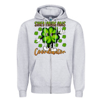 Heather Grey shenanigans coordinator st patrick s day artiststas Zipper Hoodie - Artiststas