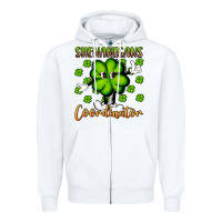 White shenanigans coordinator st patrick s day artiststas Zipper Hoodie - Artiststas