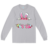 Moon Dust Easter bunny name frame Long Sleeve Tee - OliviaCreatesArt