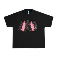 Black pink christmas trees Urban Heavy Tee - CowGirlArtShop