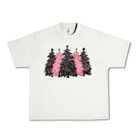Pistachio pink christmas trees Urban Heavy Tee - CowGirlArtShop