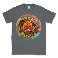 Charcoal Heather Boots flannels bonfires leggins football Classic Tee - NancyCooperArtShop