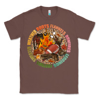 Chestnut Boots flannels bonfires leggins football Classic Tee - NancyCooperArtShop