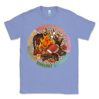 Colony Blue Boots flannels bonfires leggins football Classic Tee - NancyCooperArtShop