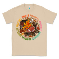Mushroom Boots flannels bonfires leggins football Classic Tee - NancyCooperArtShop