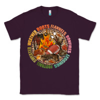 Plum Boots flannels bonfires leggins football Classic Tee - NancyCooperArtShop