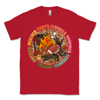 Red Boots flannels bonfires leggins football Classic Tee - NancyCooperArtShop