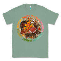 Sage Boots flannels bonfires leggins football Classic Tee - NancyCooperArtShop