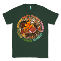 Sports Green Boots flannels bonfires leggins football Classic Tee - NancyCooperArtShop