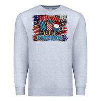 Heather Grey tastes like freedom Premium Sweatshirt - BarkalooDesign