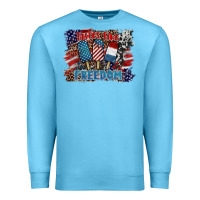 Ocean Blue tastes like freedom Premium Sweatshirt - BarkalooDesign