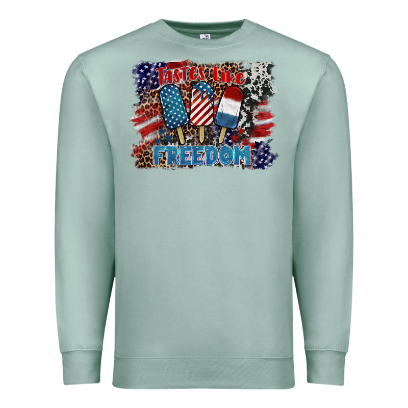 Tastes Like Freedom Premium Sweatshirt by BarkalooDesign | Teevron