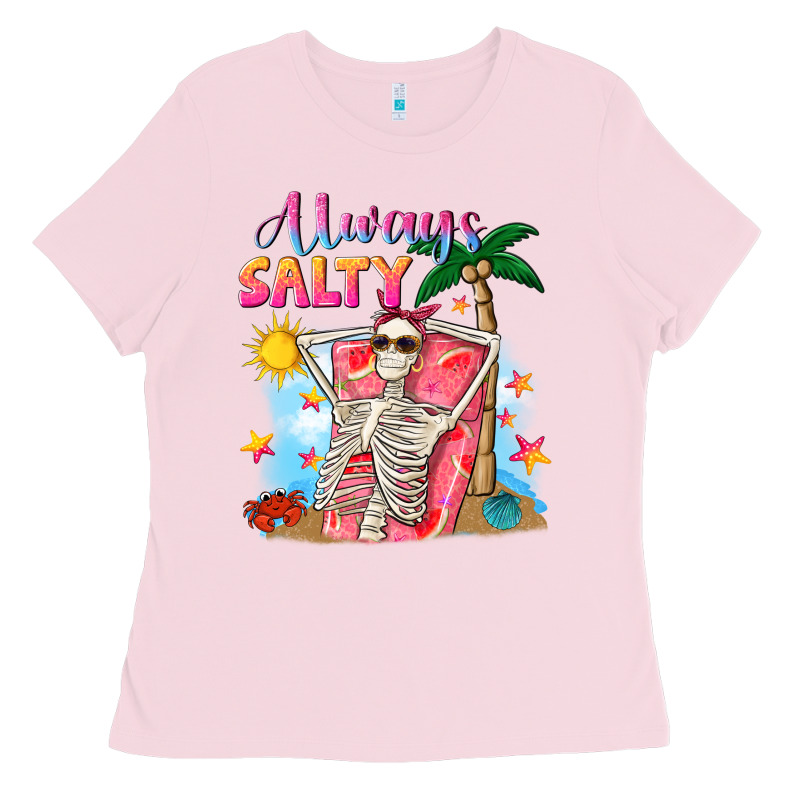 Always Salty Ladies Tee by NancyCooperArtShop | Teevron