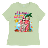 Matcha Always salty Ladies Tee - NancyCooperArtShop