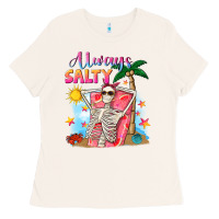 Bone Always salty Ladies Tee - NancyCooperArtShop
