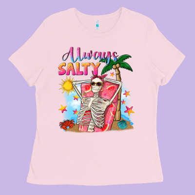 Always Salty Ladies Tee Designed By Nancycooperartshop