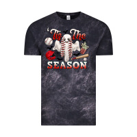 Cloud Black tis the season baseball halloween Vintage Tee - CowGirlArtShop