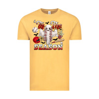 Vintage Mustard tis the season baseball halloween Vintage Tee - CowGirlArtShop