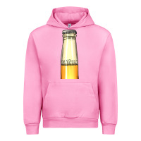 Fuchsia Pink yellow beer bottle Urban Hoodie - AdoDesignShop