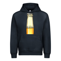 Navy yellow beer bottle Urban Hoodie - AdoDesignShop