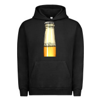 Pigment Black yellow beer bottle Urban Hoodie - AdoDesignShop