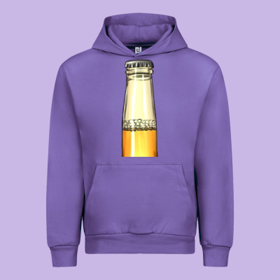 Yellow Beer Bottle Urban Hoodie Designed By Adodesignshop