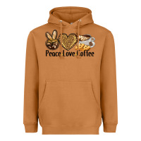Meerkat peace love coffee Heavyweight Hoodie - BarkalooDesign