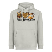 Moon Dust peace love coffee Heavyweight Hoodie - BarkalooDesign