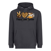 Smoke peace love coffee Heavyweight Hoodie - BarkalooDesign