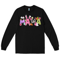 Black Easter mama Long Sleeve Tee - OliviaCreatesArt