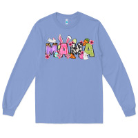 Colony Blue Easter mama Long Sleeve Tee - OliviaCreatesArt