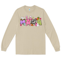 Mushroom Easter mama Long Sleeve Tee - OliviaCreatesArt