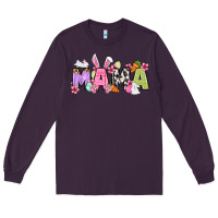 Plum Easter mama Long Sleeve Tee - OliviaCreatesArt