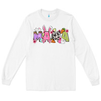 White Easter mama Long Sleeve Tee - OliviaCreatesArt