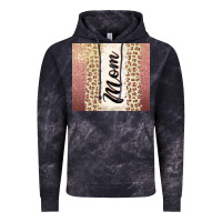 Cloud Black Rose gold mom leopard glitter Vintage Hoodie - CowGirlArtShop