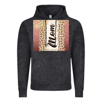 Vintage Black Rose gold mom leopard glitter Vintage Hoodie - CowGirlArtShop