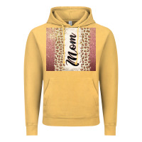Vintage Mustard Rose gold mom leopard glitter Vintage Hoodie - CowGirlArtShop