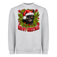 Meowy Christmas Heavyweight Sweatshirt | Teevron