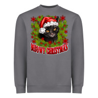 Storm meowy christmas Heavyweight Sweatshirt - CowhideDigitalArt